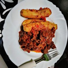 Matoke beef #jikonichallenge A picture of Matoke beef #jikonichallenge.