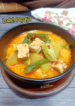 Foto resep 1005. Lodeh Pepaya Resep Ibu