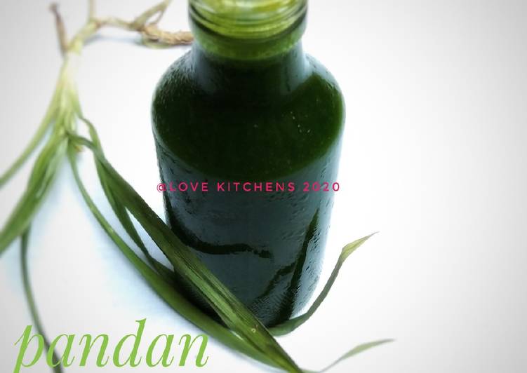 Bagaimana Membuat Pandan extract, Enak