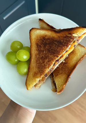 Foto resep Roti Tawar Panggang Kacang Merah