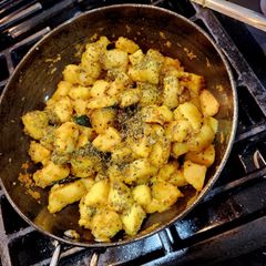 Jeera methi aloo A picture of Jeera methi aloo.
