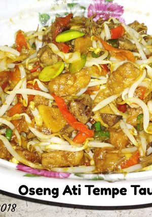 Foto resep 129. Oseng Ati Tempe Taoge Pete