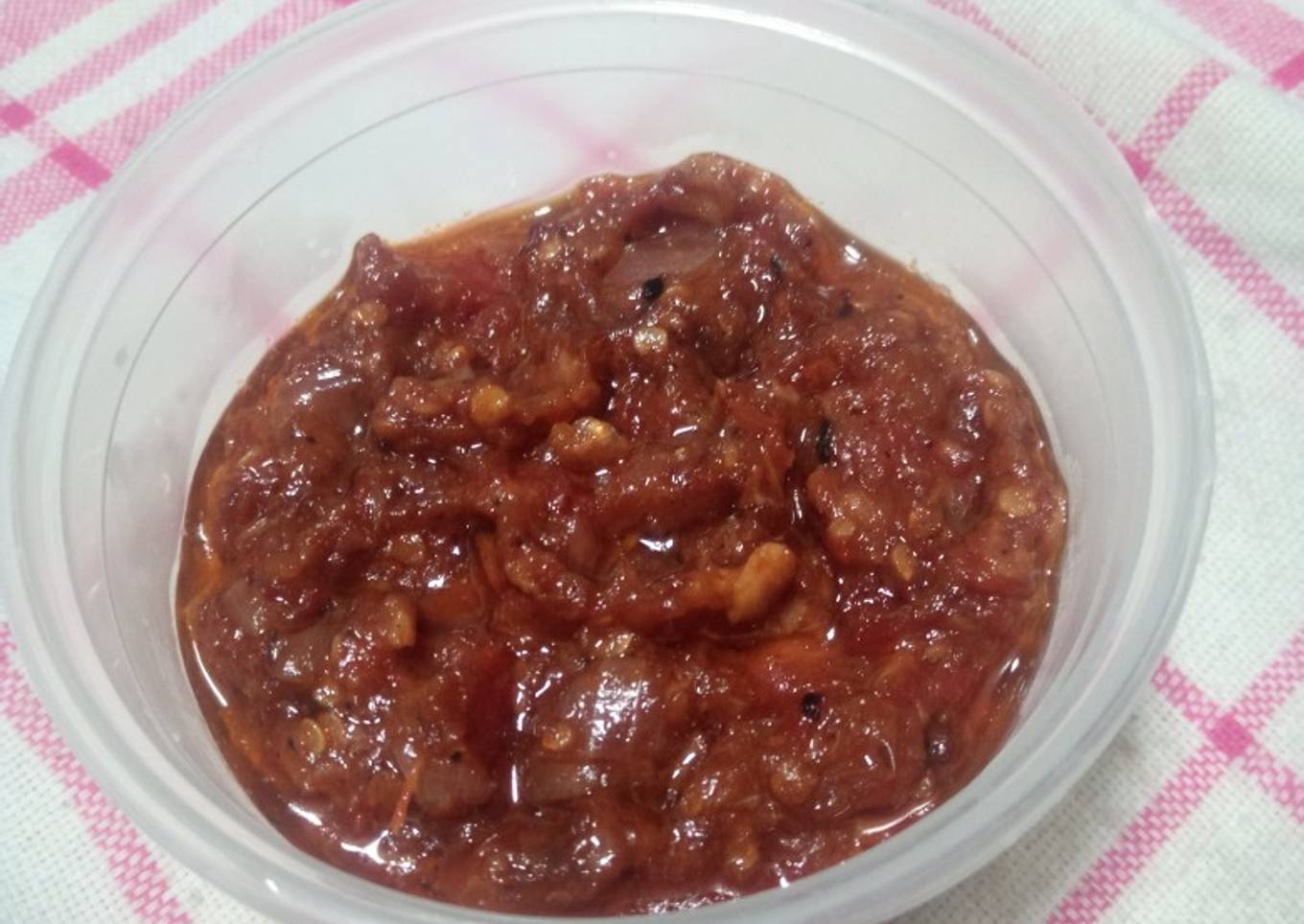 Sambal pedas asem jawa