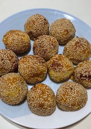 爆漿南瓜🎃起司球 的食譜成品照片