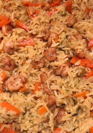 Currys rizs rákkal recept fotója