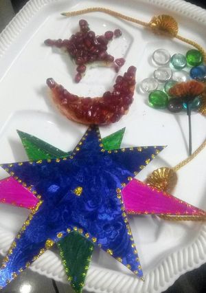 A picture of Bread star moon fruity...