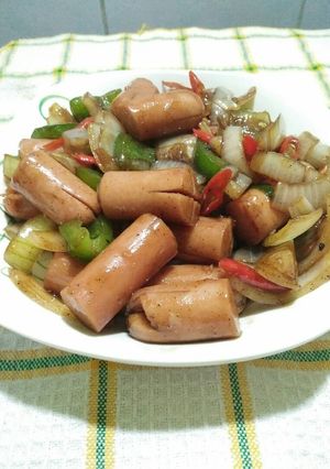 Foto resep Sosis Lada Hitam