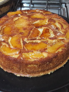 Una foto de ♡tarta invertida de manzana♡