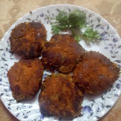 A picture of Pumpkin cutlets.