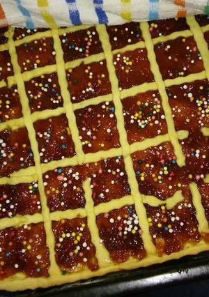 Una foto de Pastafrola de membrillo