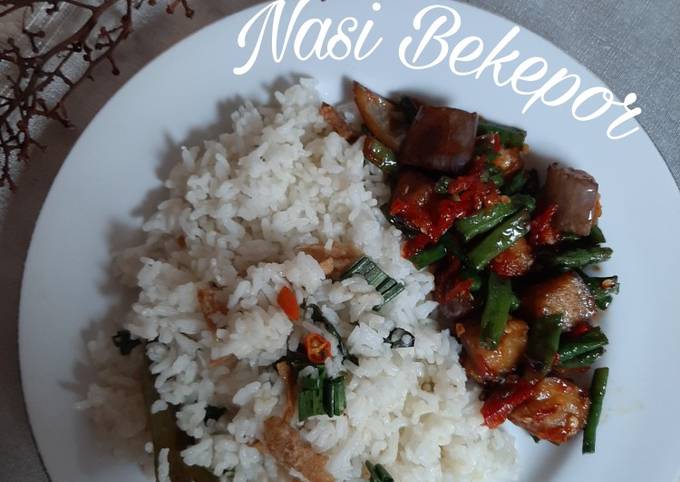 Nasi Bekepor (Masakan khas KalTim)