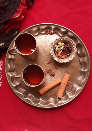 A picture of Kashmiri Kahwa.