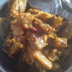 A picture of Aloo gobhi veg.