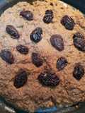 Galletón de avena en sartén
