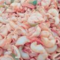 A picture of Indian style macaroni.