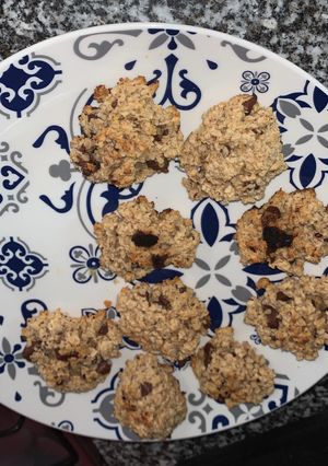 Una foto de Galletas de avena y chocolate sin azúcar