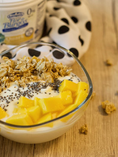 Una foto de Bowl quark de vainilla