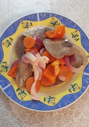 Una foto de Lengua en escabeche