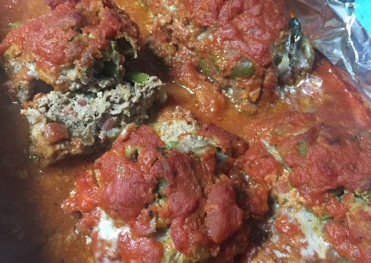 Recipe of Tasty Italian style meatloaf no catchup needed !!!