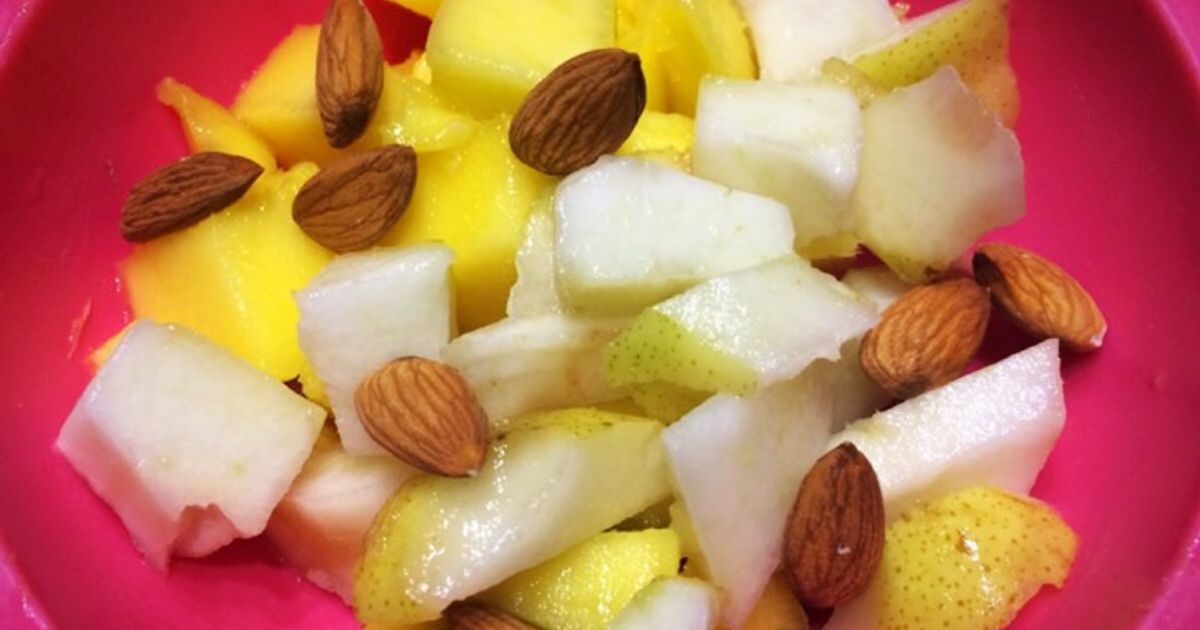 Desayuno Saludable: Mango, Pera Y Almendras Receta de geri : @geri ...