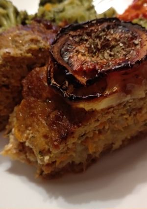 Mozzarellás egyben sült fasírt recept fotója