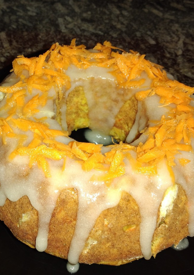 Una foto de Carrot cake o budín de zanahoria🥕