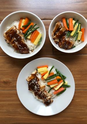 Foto resep CHICKEN TERIYAKI BOWL ❤️