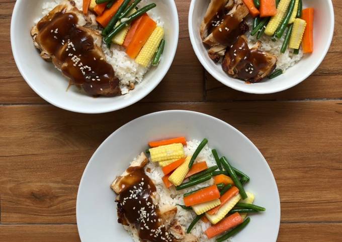 Resep CHICKEN TERIYAKI BOWL ❤️, Lezat Sekali