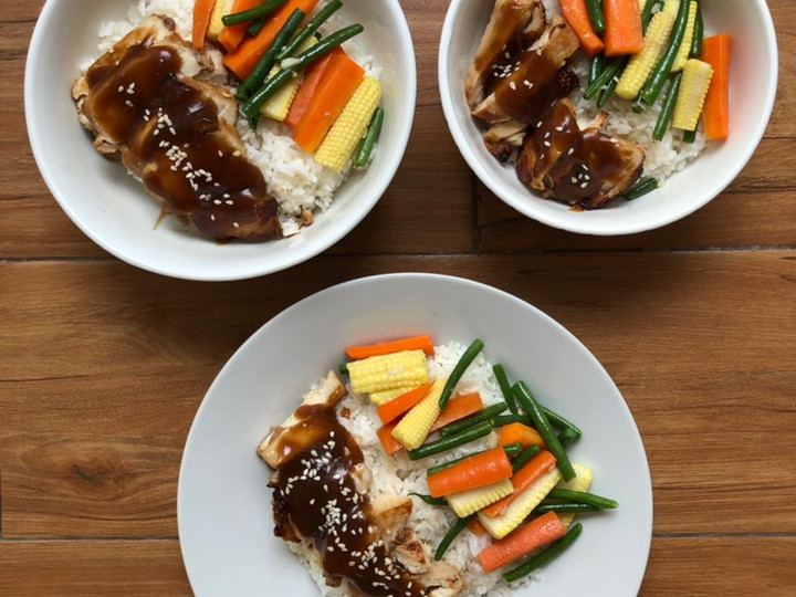 Resep CHICKEN TERIYAKI BOWL ❤️, Lezat Sekali