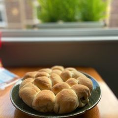 Tear and share Dough balls with different fillings for the football! A picture of Tear and share Dough balls with different fillings for the football!.