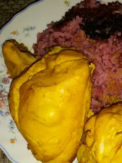 عکسی از دستور آلبالو پلو با مرغ