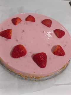 Una foto de Tarta de fresas