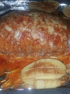 Una foto de Rollo de carne relleno