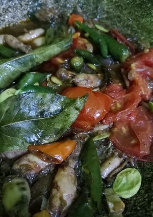 Foto resep Tumis cumi asin n peda