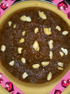 A picture of Moong dal halwa.