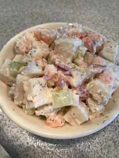 A picture of Creamy Classic Crab Salad.