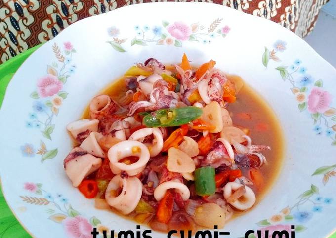 Resep Tumis cumi-cumi, Enak Banget