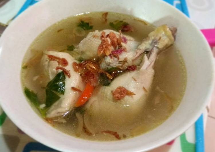 Sop Ayam sederhana rasa warbiyasa ??