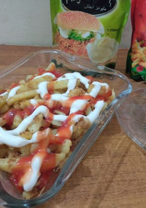 A picture of French fries.