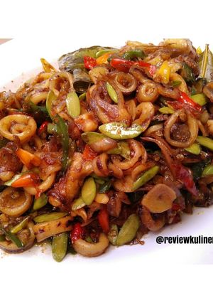 Foto resep Cumi pete cabe ijo