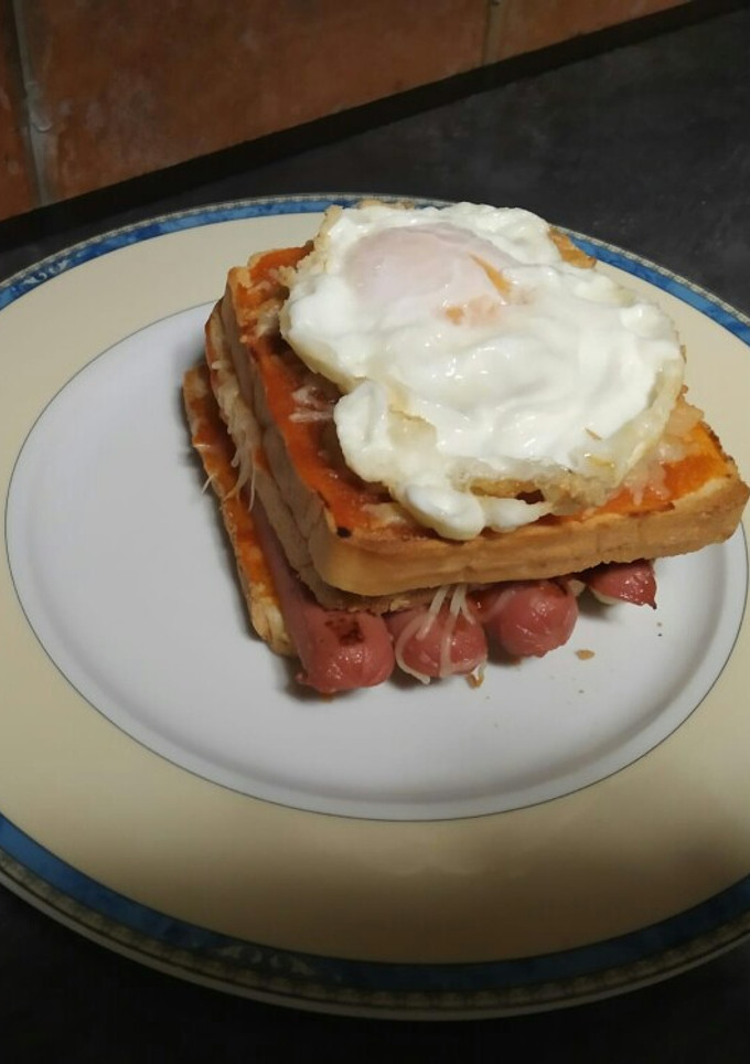 Una foto de Francesinha fácil