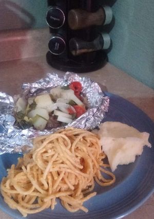 Una foto de Espagueti en crema de Chipotle