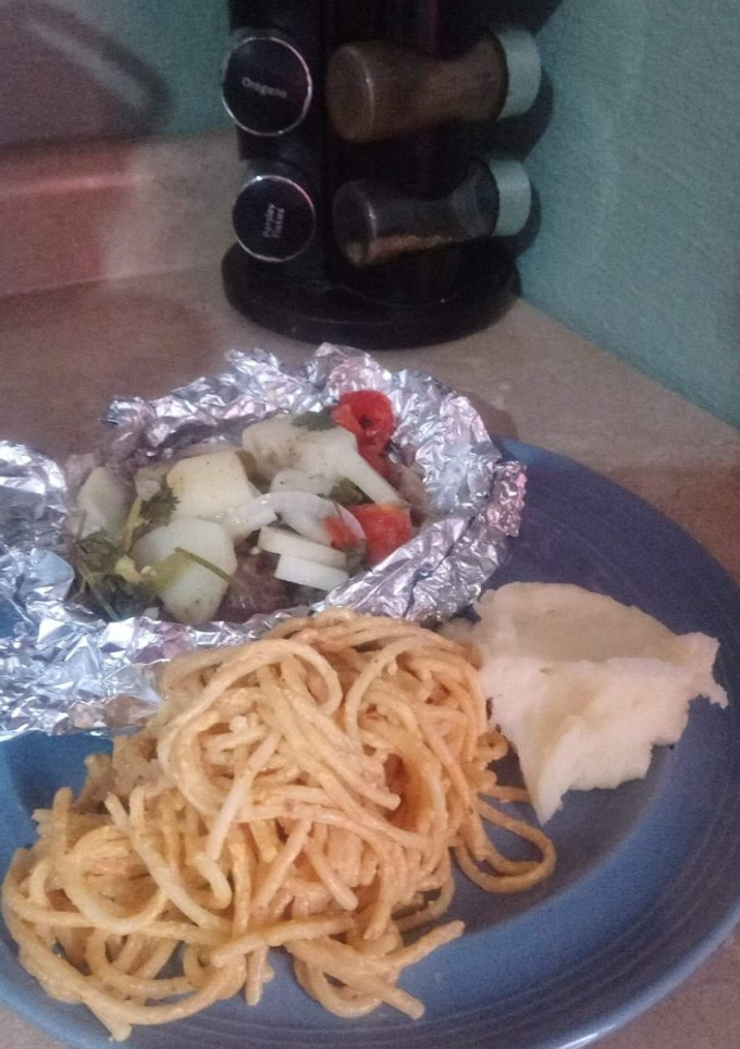 Una foto de Espagueti en crema de Chipotle