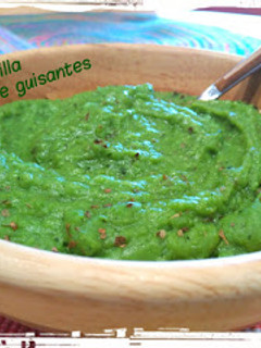 Una foto de Puré de guisantes