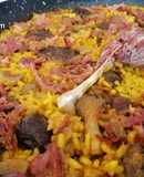 Arroz con confit de pato y setas