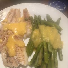 A picture of Hollandaise sauce for fish.