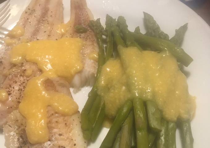 Steps to Prepare Popular Hollandaise sauce for fish for Healthy Recipe