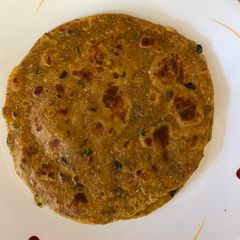 Methi, bajri, juwar dhebra A picture of Methi, bajri, juwar dhebra.
