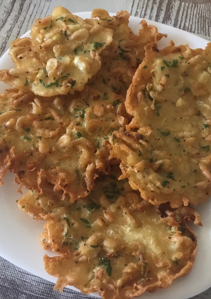 Una foto de Tortillitas de camarones
