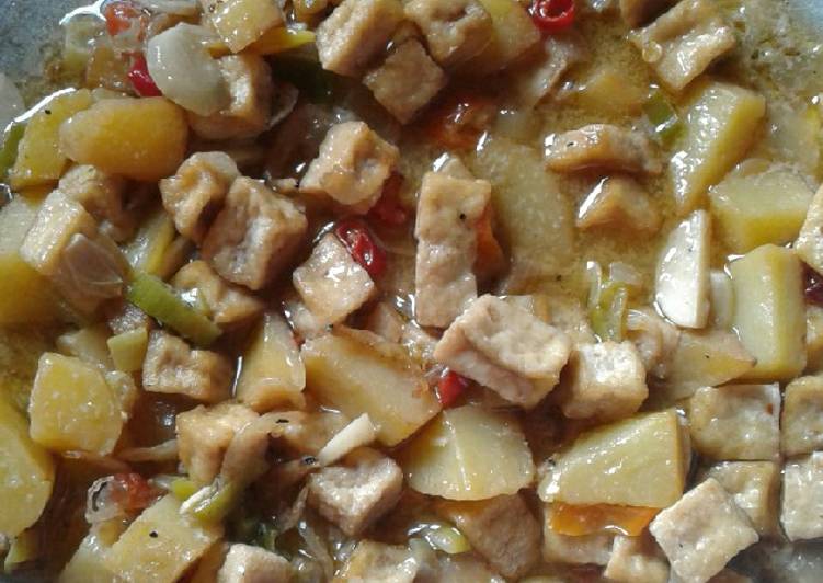 Resep Sambal goreng kentang tahu (bersantan) SIMPLE Anti Gagal